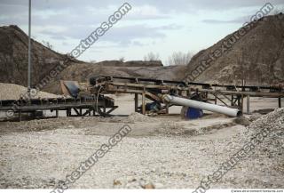 Photo Textures of  Gravel Mining Machine